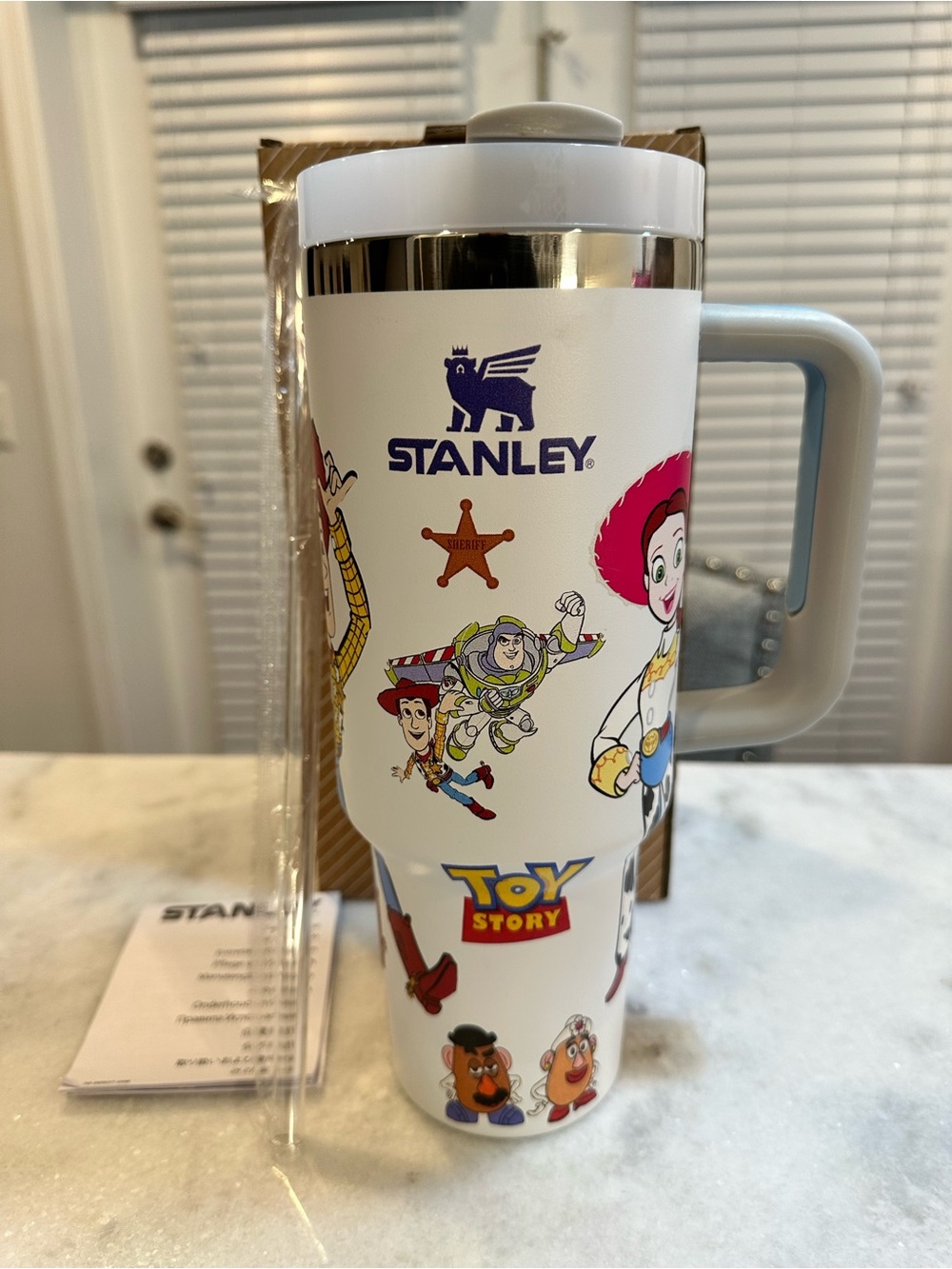 Stanley Toy Story Collaboration Limited Edition Unique White Travel Tumbler 40oz